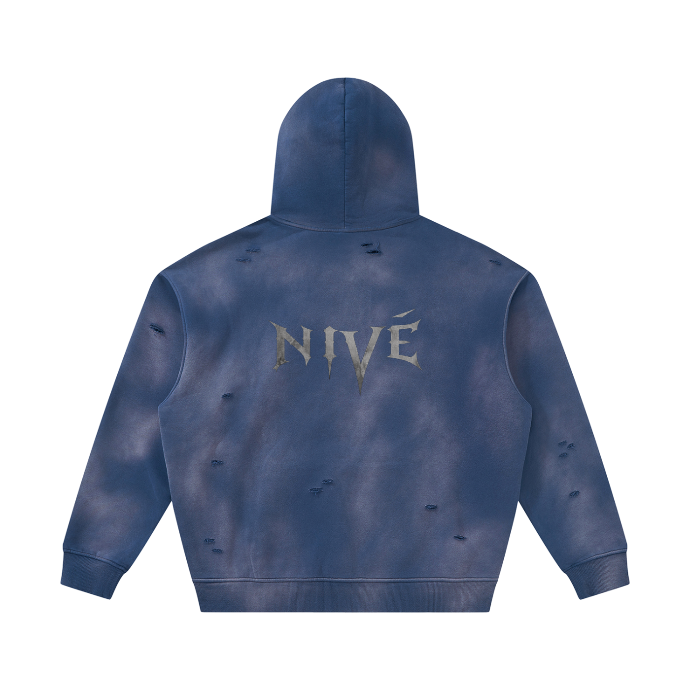 Sunfade Frayed Fleece Hoodie SET