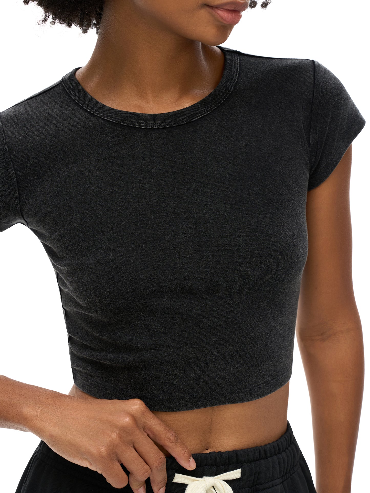 Skeleton Hands Crop Top