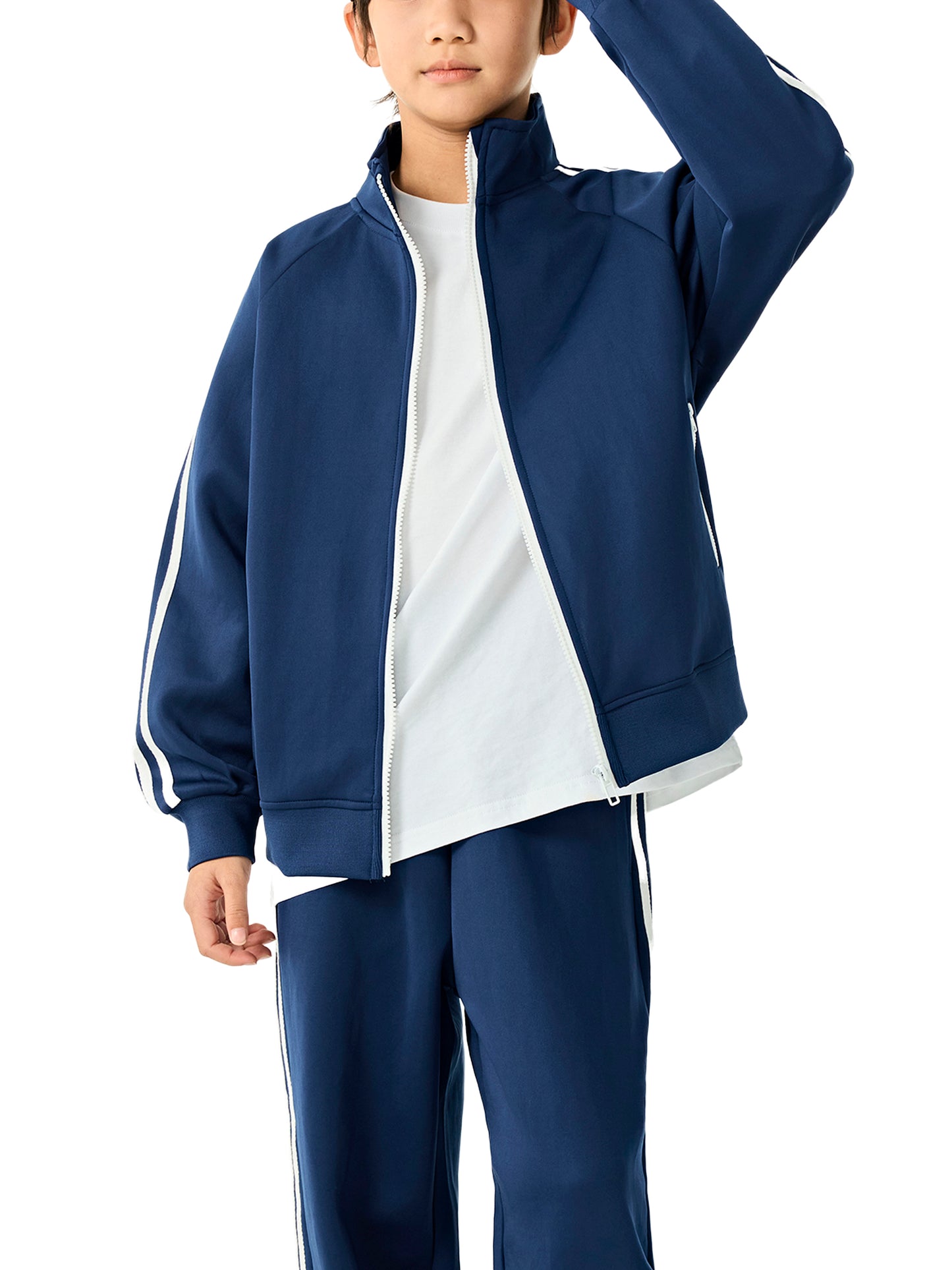 NIVÉ KIDS’ Contrast Tape Coach Jacket SET