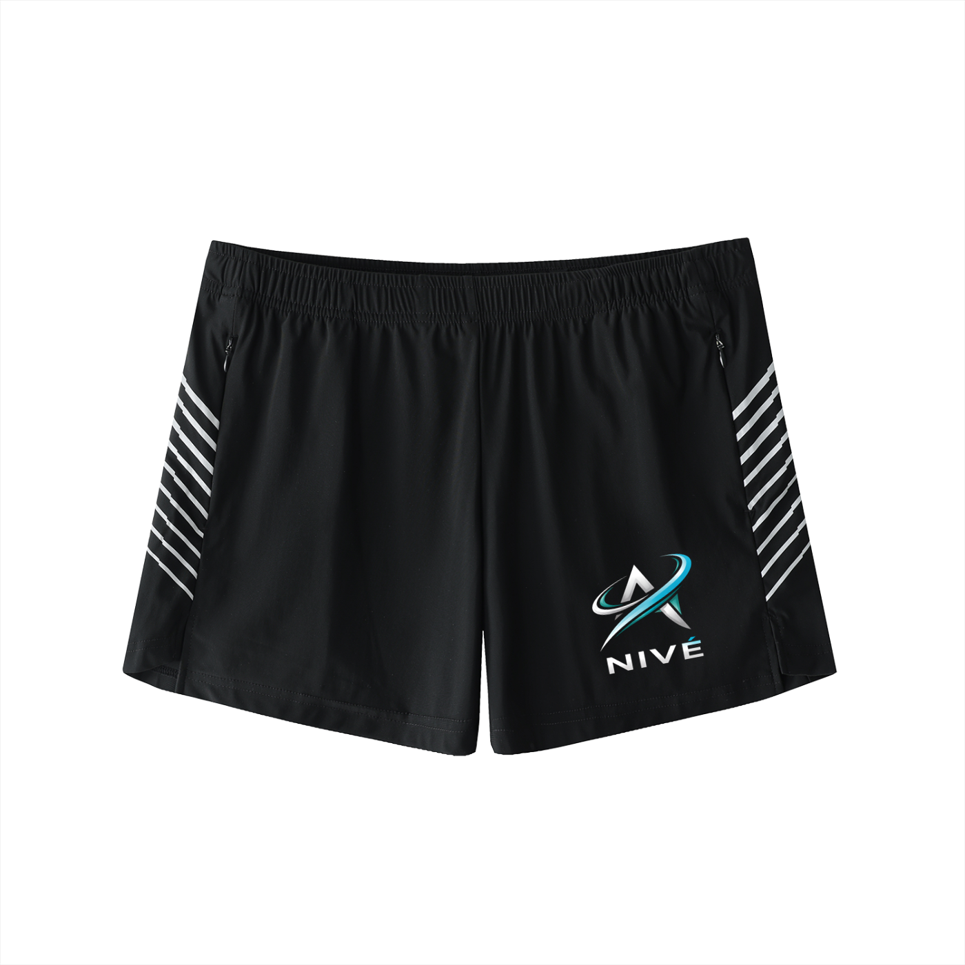 NIVÉ ATHLETICS Side-Stripe Performance Shorts