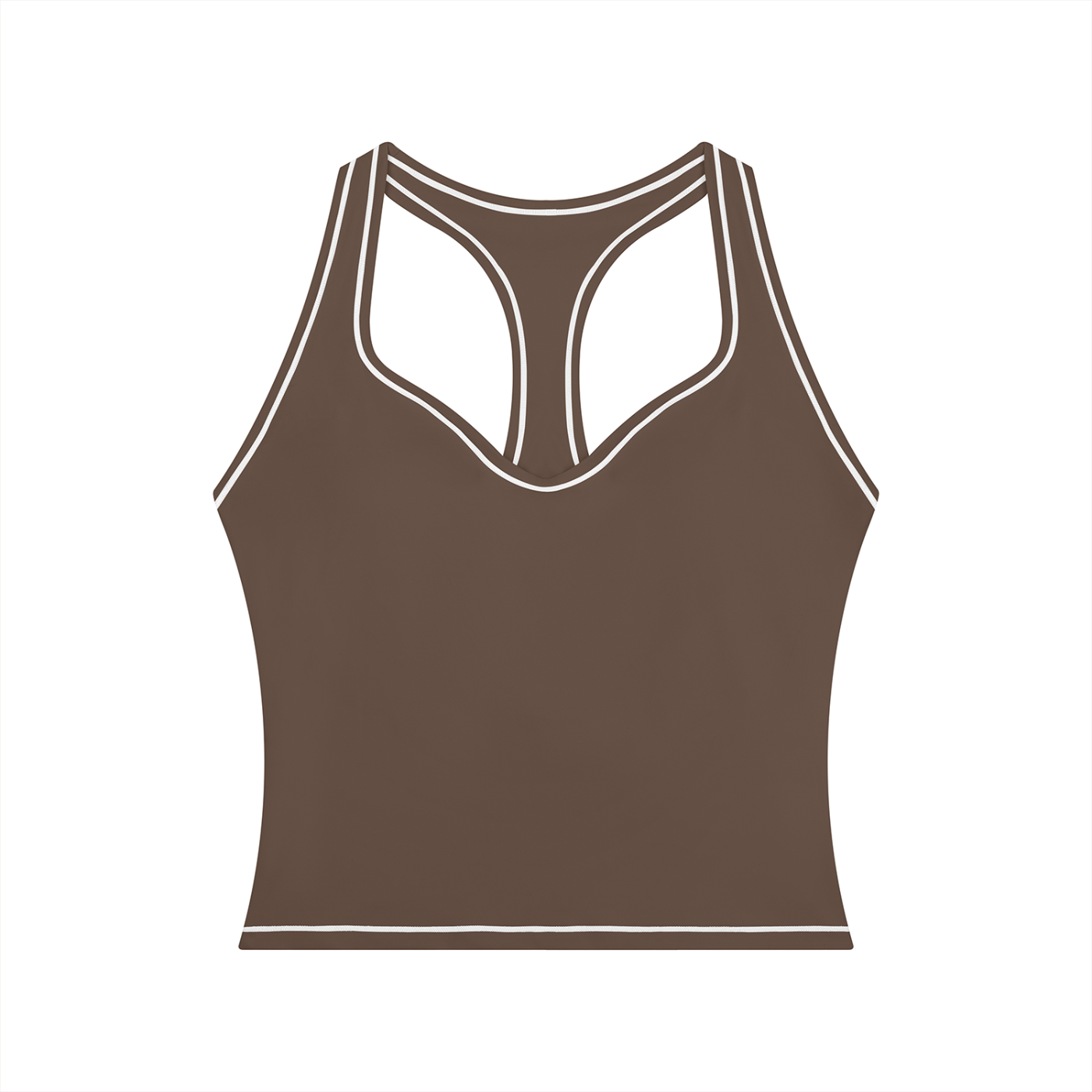 NIVÉ ATHLETICS Topstitching Yoga Tank Top