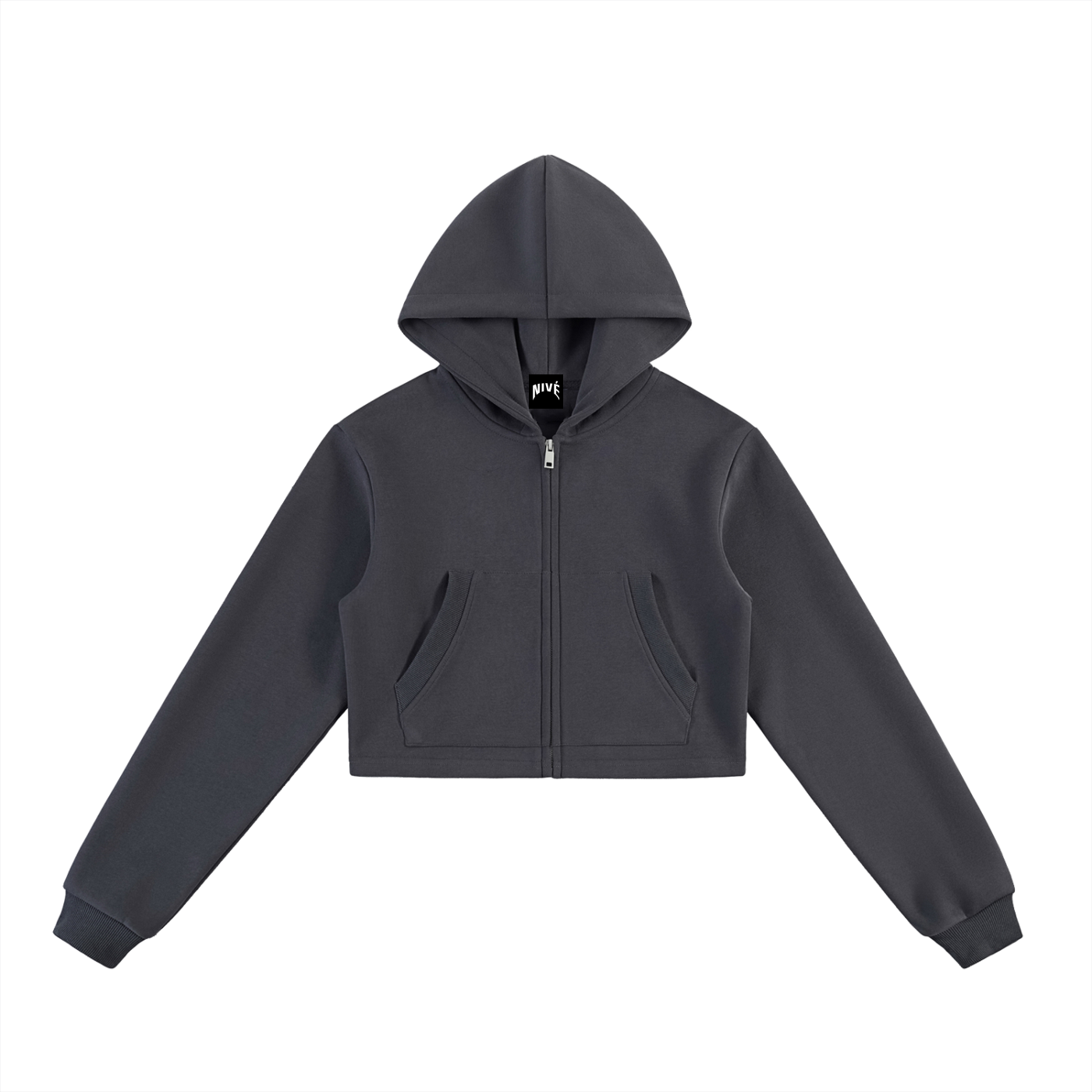 NIVÉ Doll Cropped Zip-Up Hoodie SET