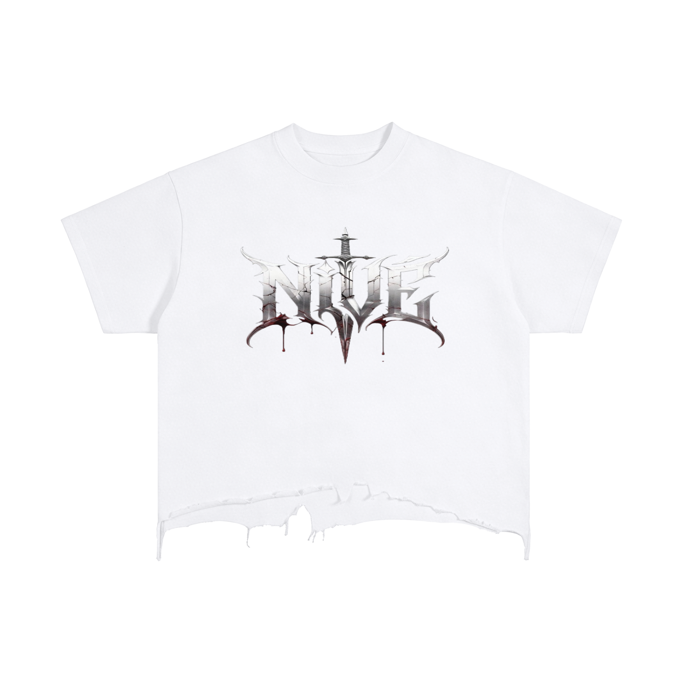 Boxy Distressed T-Shirt