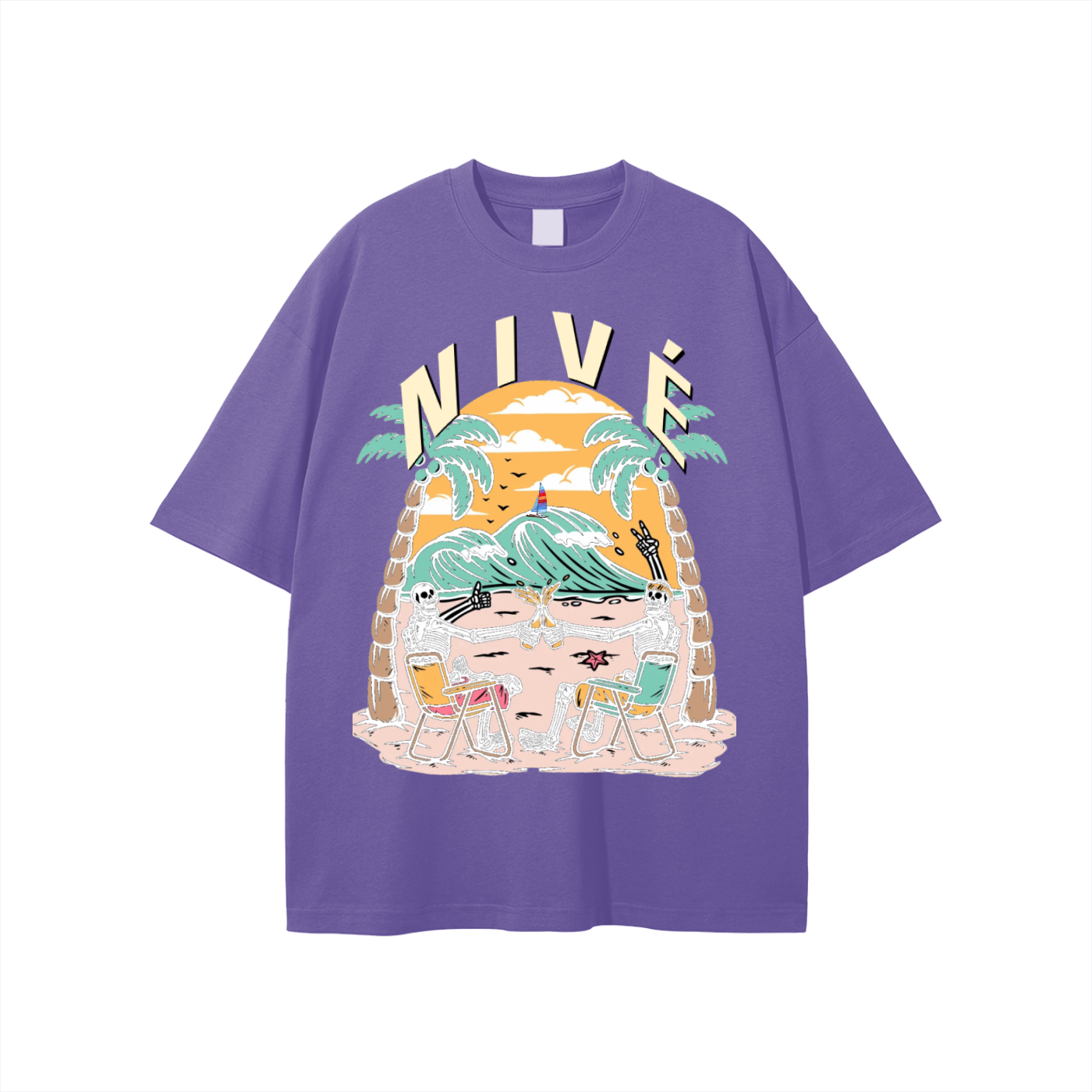 DEAD AT THE BEACH TEE
