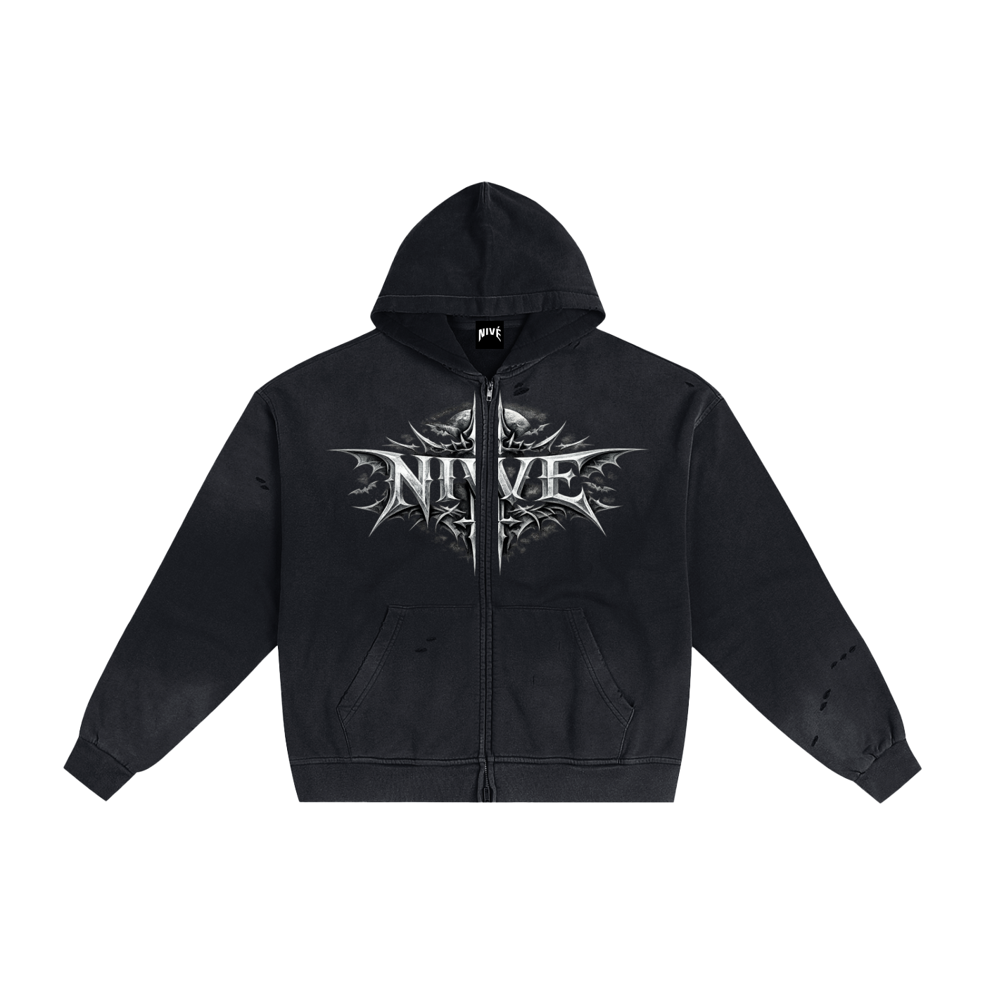 NIVÉ METAL ZIP HOODIE