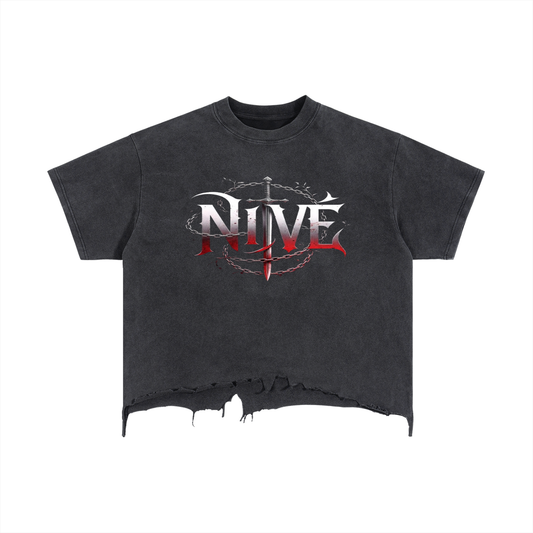 Boxy Distressed T-Shirt