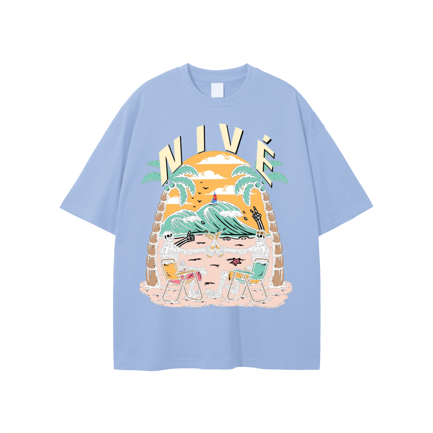 DEAD AT THE BEACH TEE