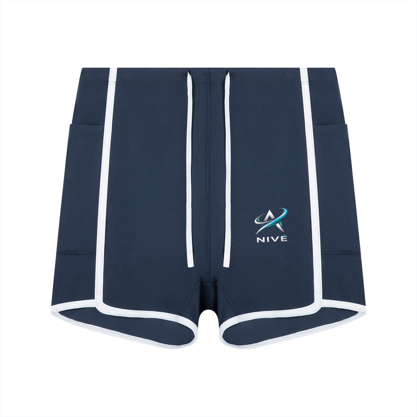 NIVÉ ATHLETICS High Rise Color Block Yoga Shorts SET