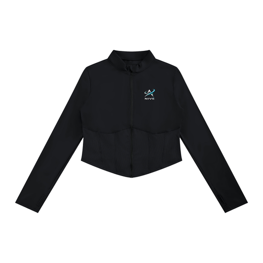Women's Slim Fit Full-Zip Yoga Jacket