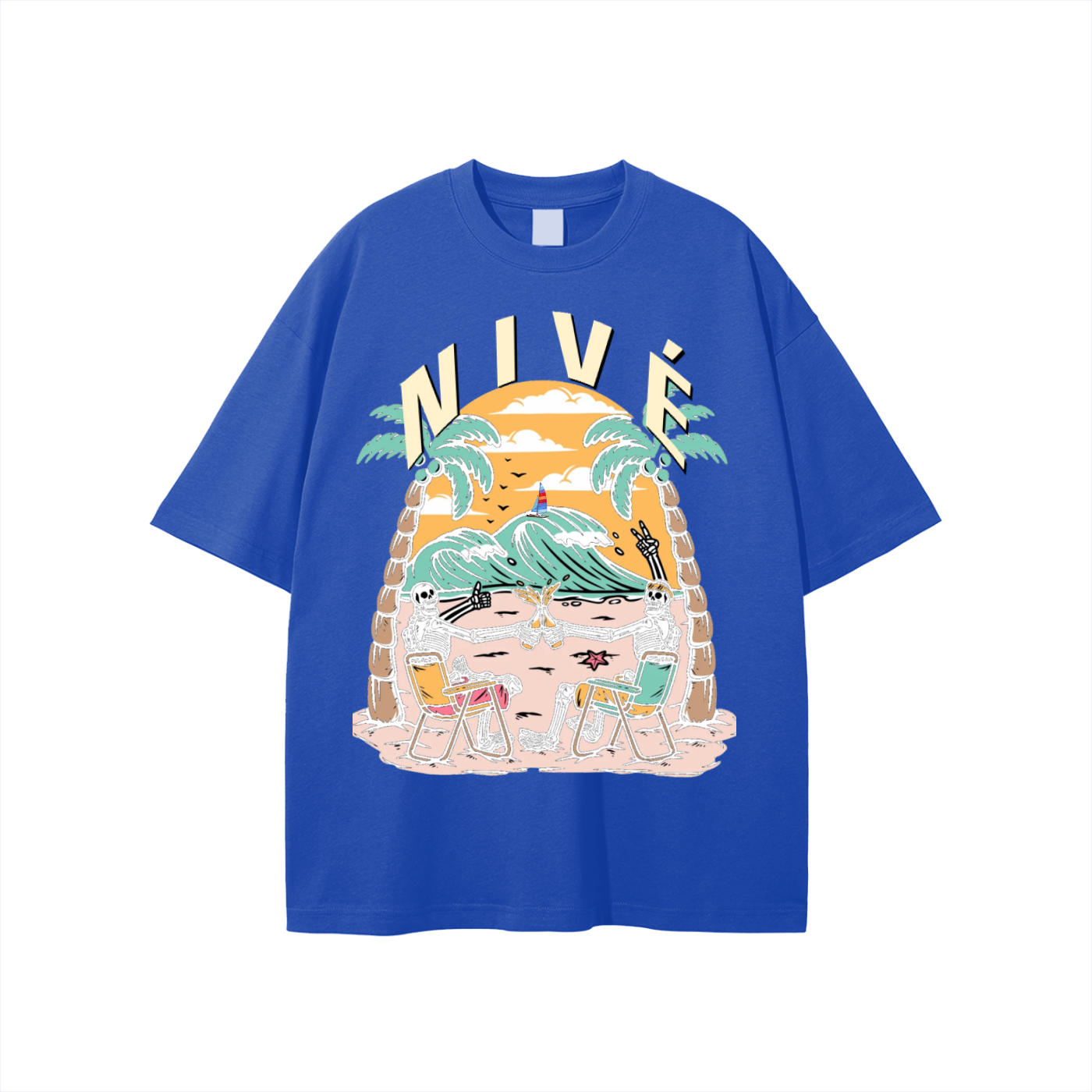 DEAD AT THE BEACH TEE