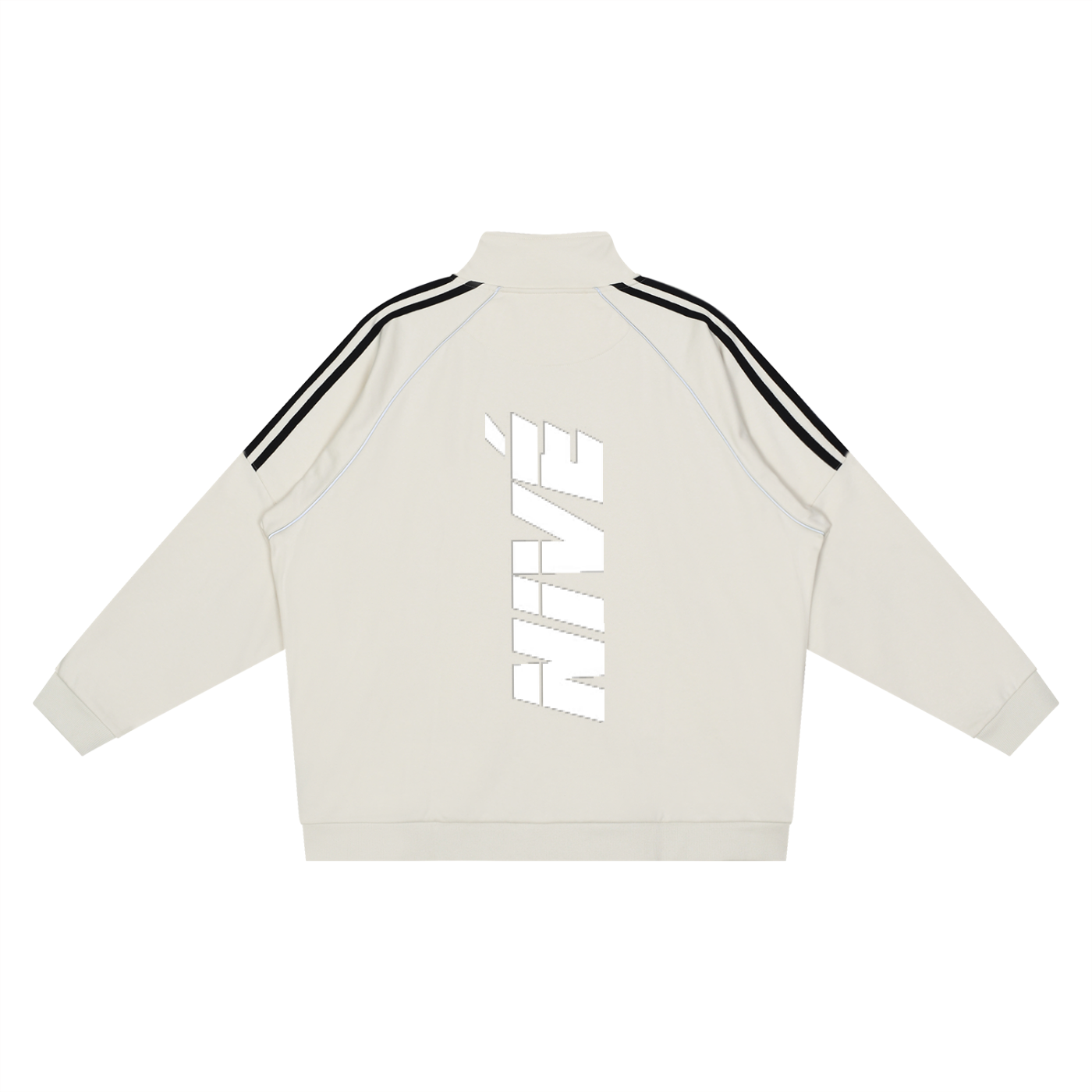 Reflection Striped Raglan Sleeve Jacket SET