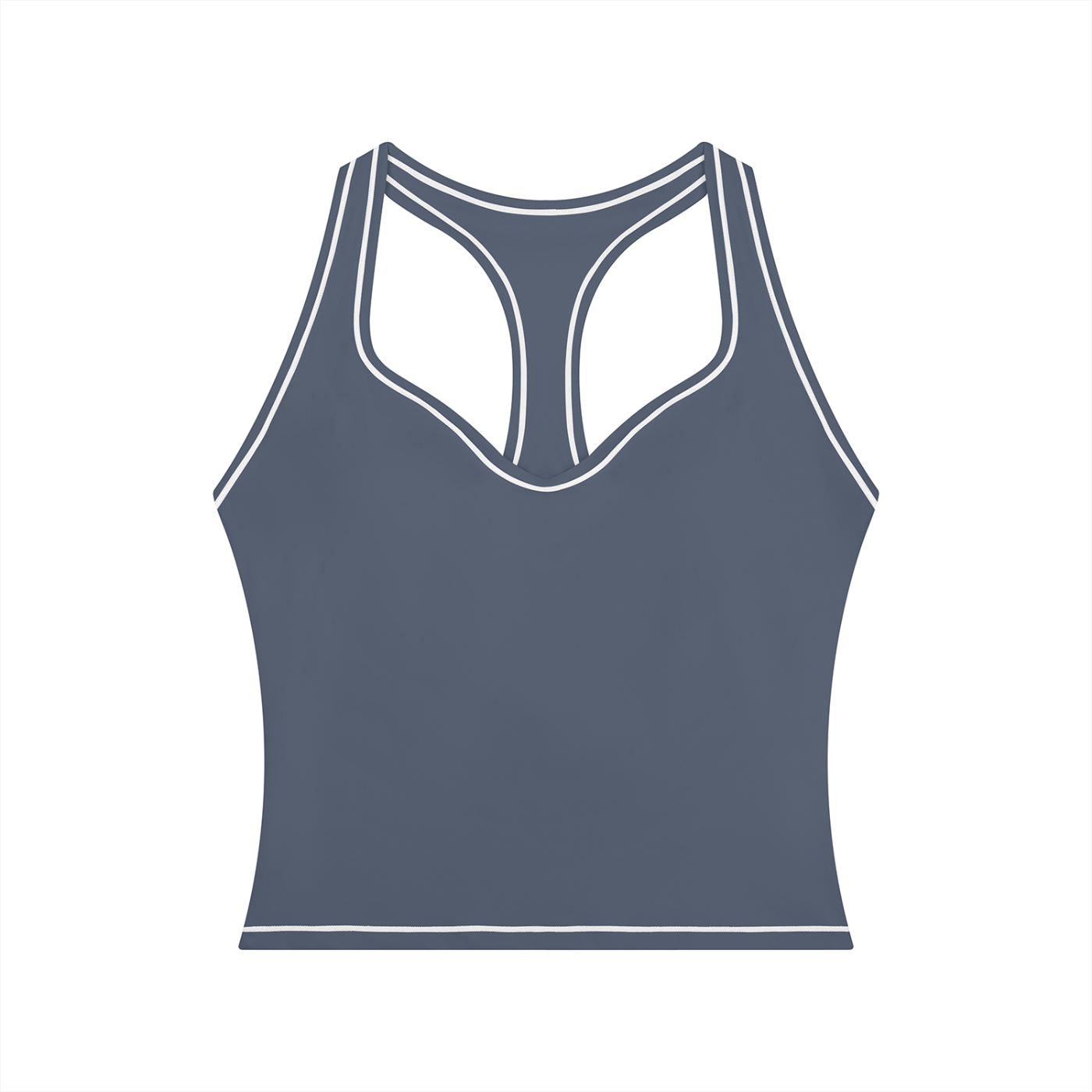 NIVÉ ATHLETICS Topstitching Yoga Tank Top