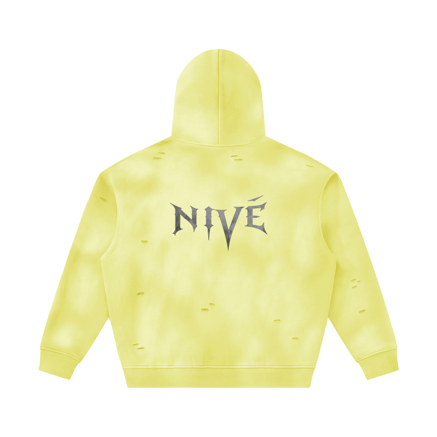 Sunfade Frayed Fleece Hoodie SET