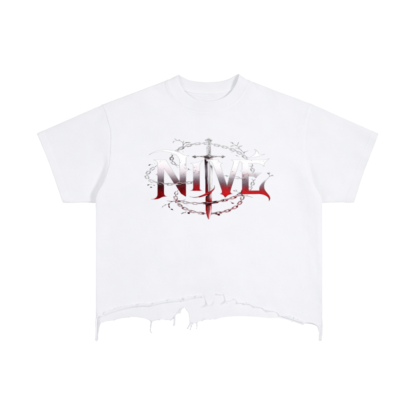 Boxy Distressed T-Shirt