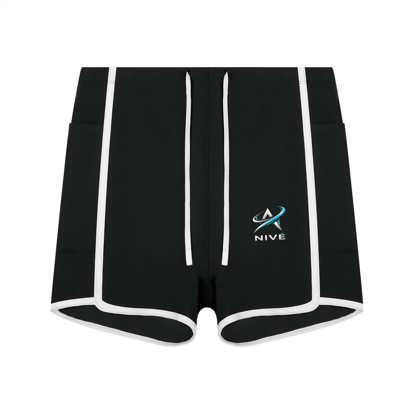 NIVÉ ATHLETICS High Rise Color Block Yoga Shorts SET
