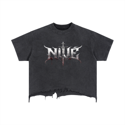 Boxy Distressed T-Shirt