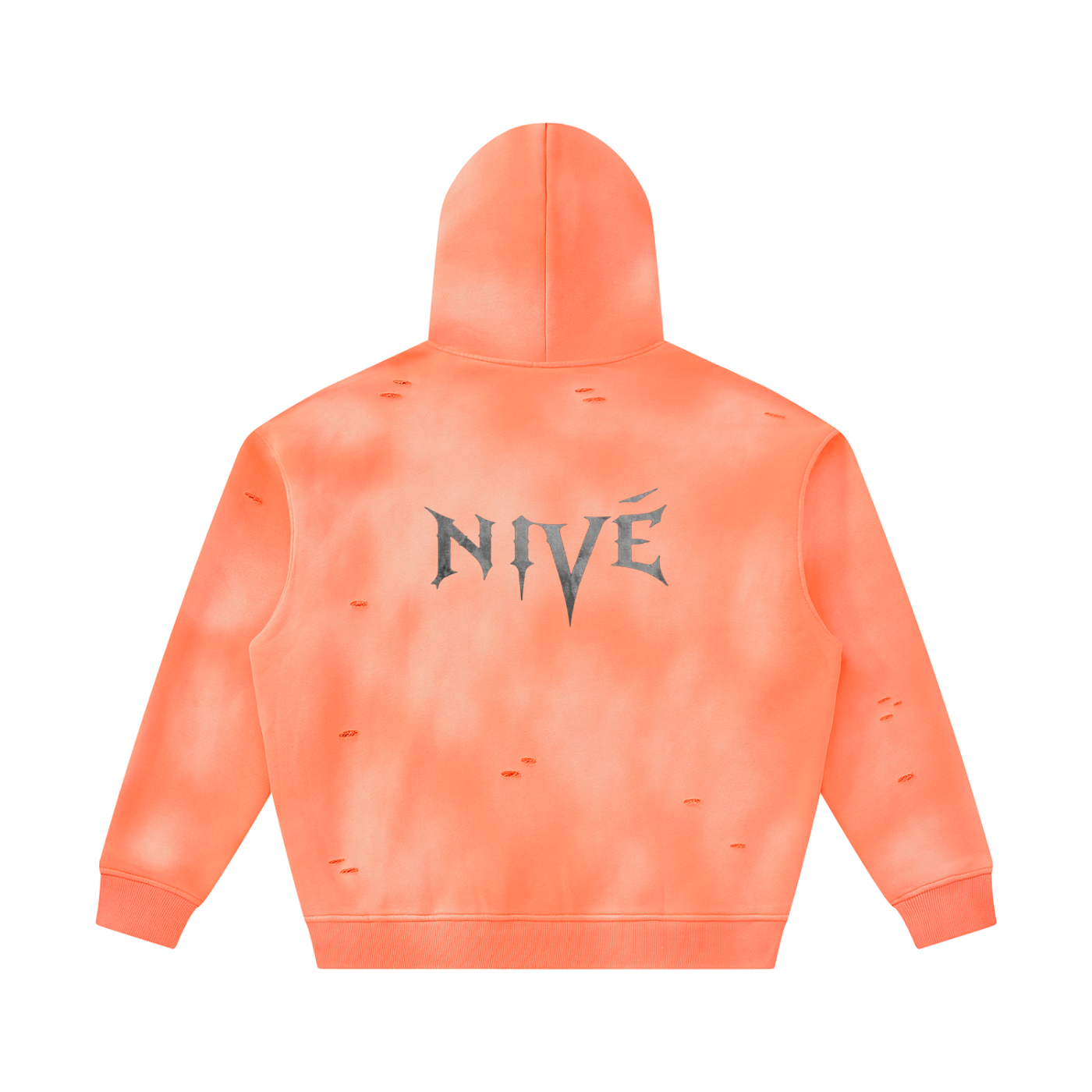 Sunfade Frayed Fleece Hoodie SET