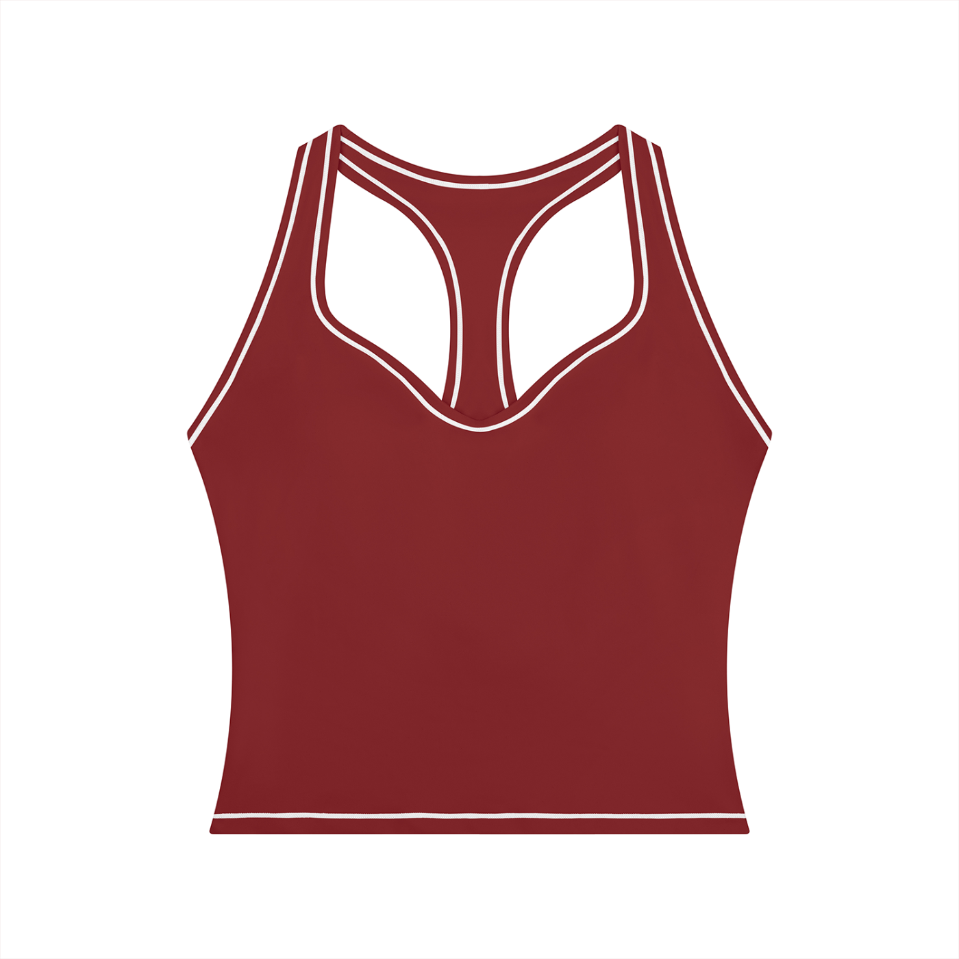 NIVÉ ATHLETICS Topstitching Yoga Tank Top