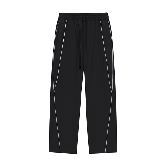 Reflection Striped Straight-Leg Sweatpants SET