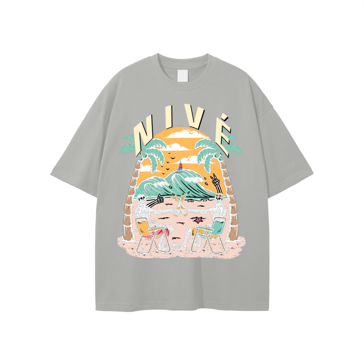 DEAD AT THE BEACH TEE