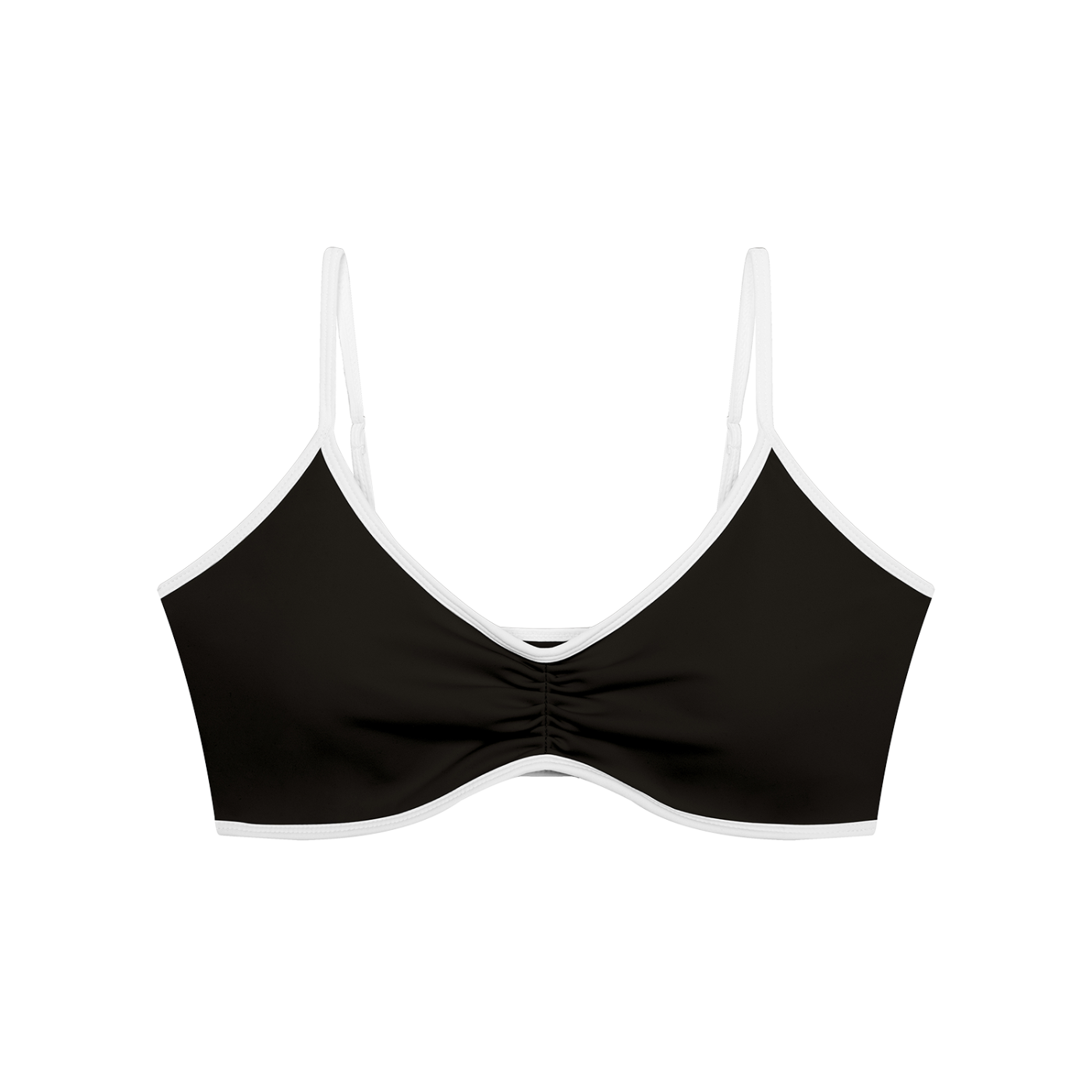 NIVÉ ATHLETICS Ruched V-Neck Sports Bra