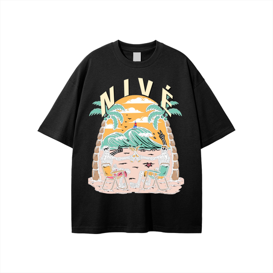 DEAD AT THE BEACH TEE