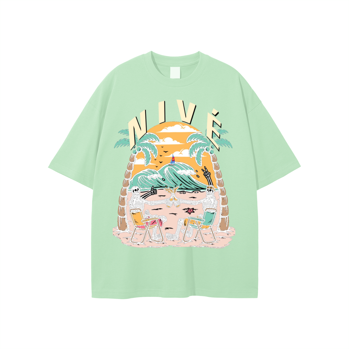 DEAD AT THE BEACH TEE