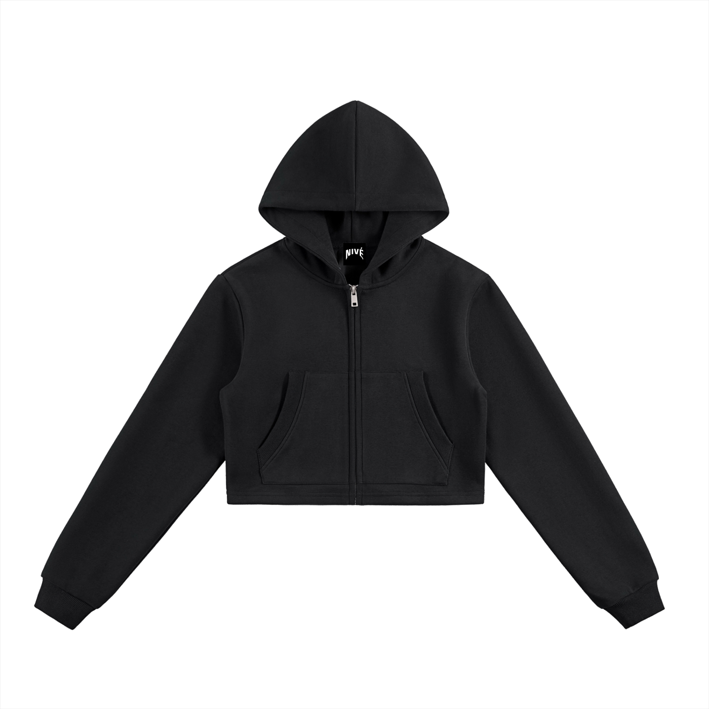 NIVÉ Doll Cropped Zip-Up Hoodie SET