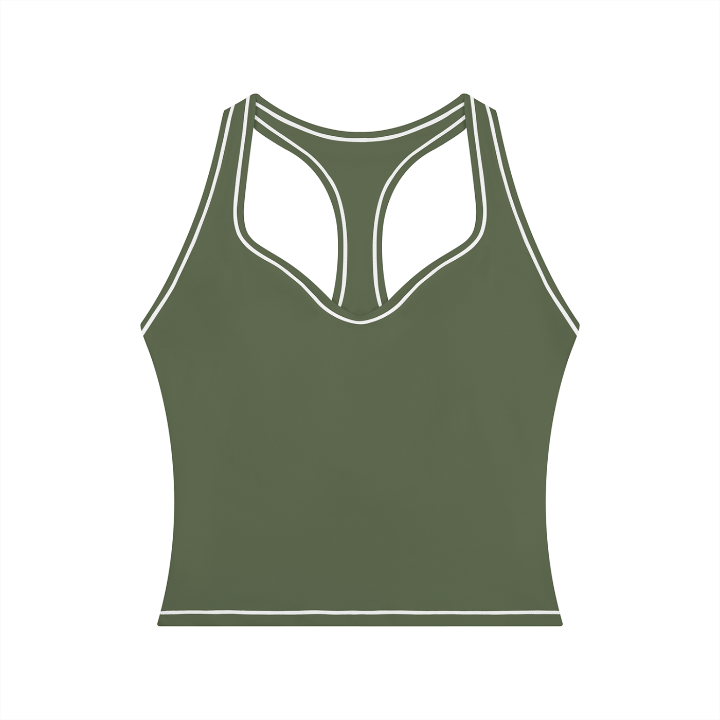NIVÉ ATHLETICS Topstitching Yoga Tank Top