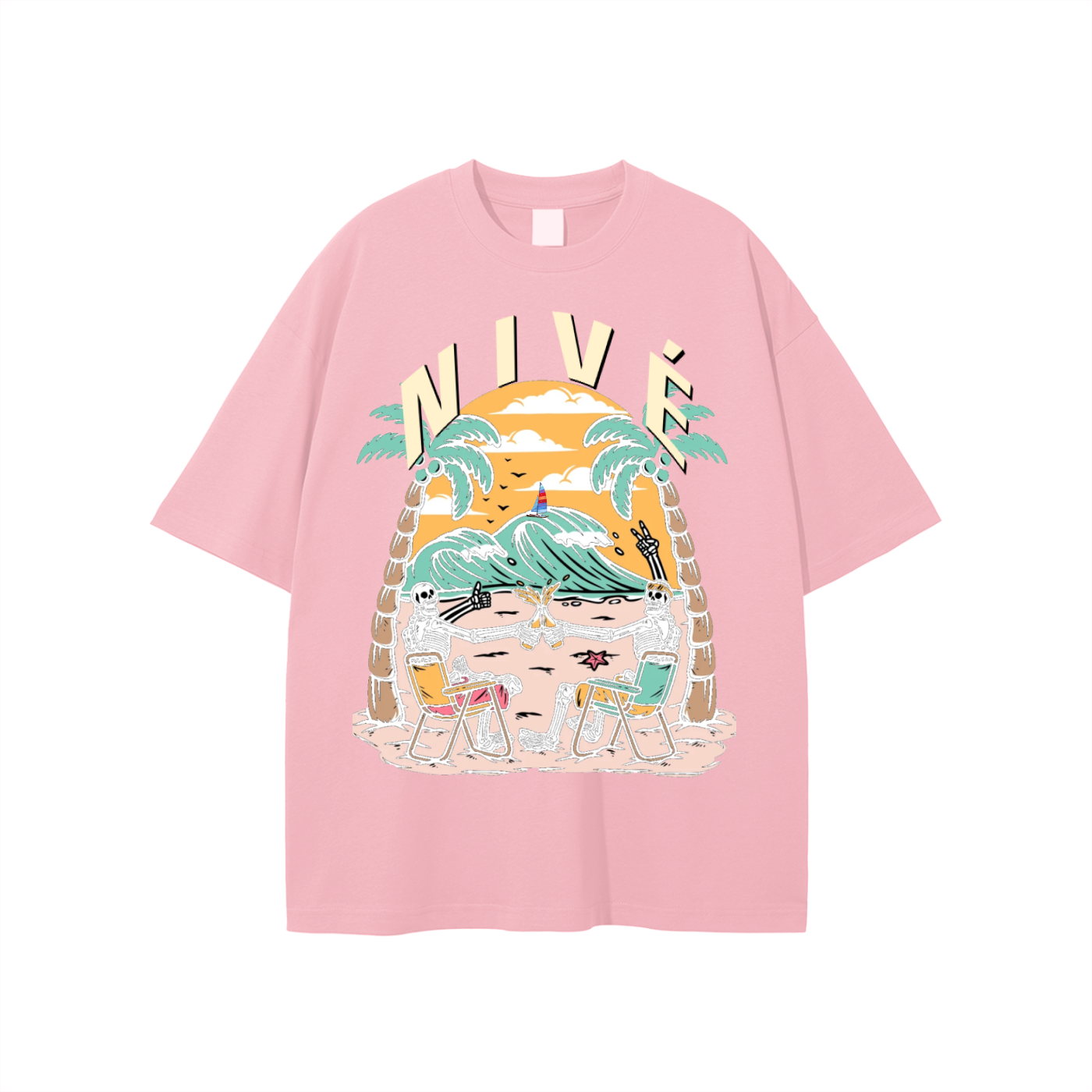 DEAD AT THE BEACH TEE