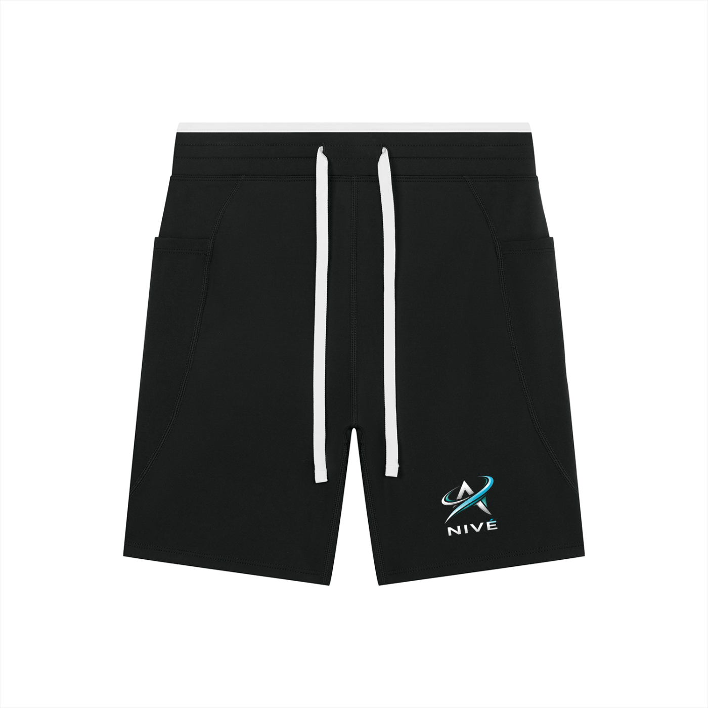Women's High Rise Color Block Yoga Shorts