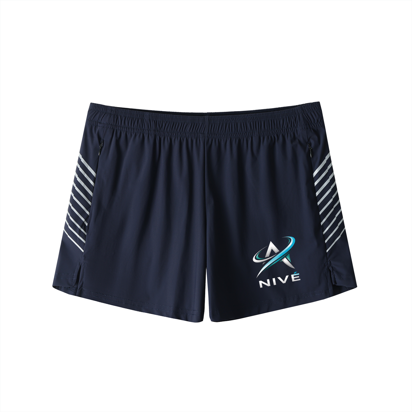 NIVÉ ATHLETICS Side-Stripe Performance Shorts