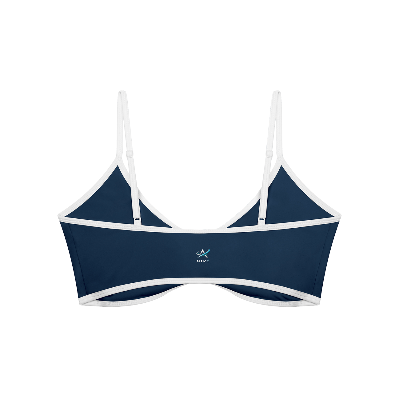 NIVÉ ATHLETICS Ruched V-Neck Sports Bra