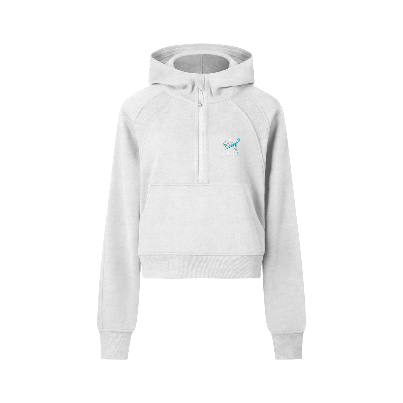 NIVÉ ATHLETICS Cropped Half-Zip Hoodie