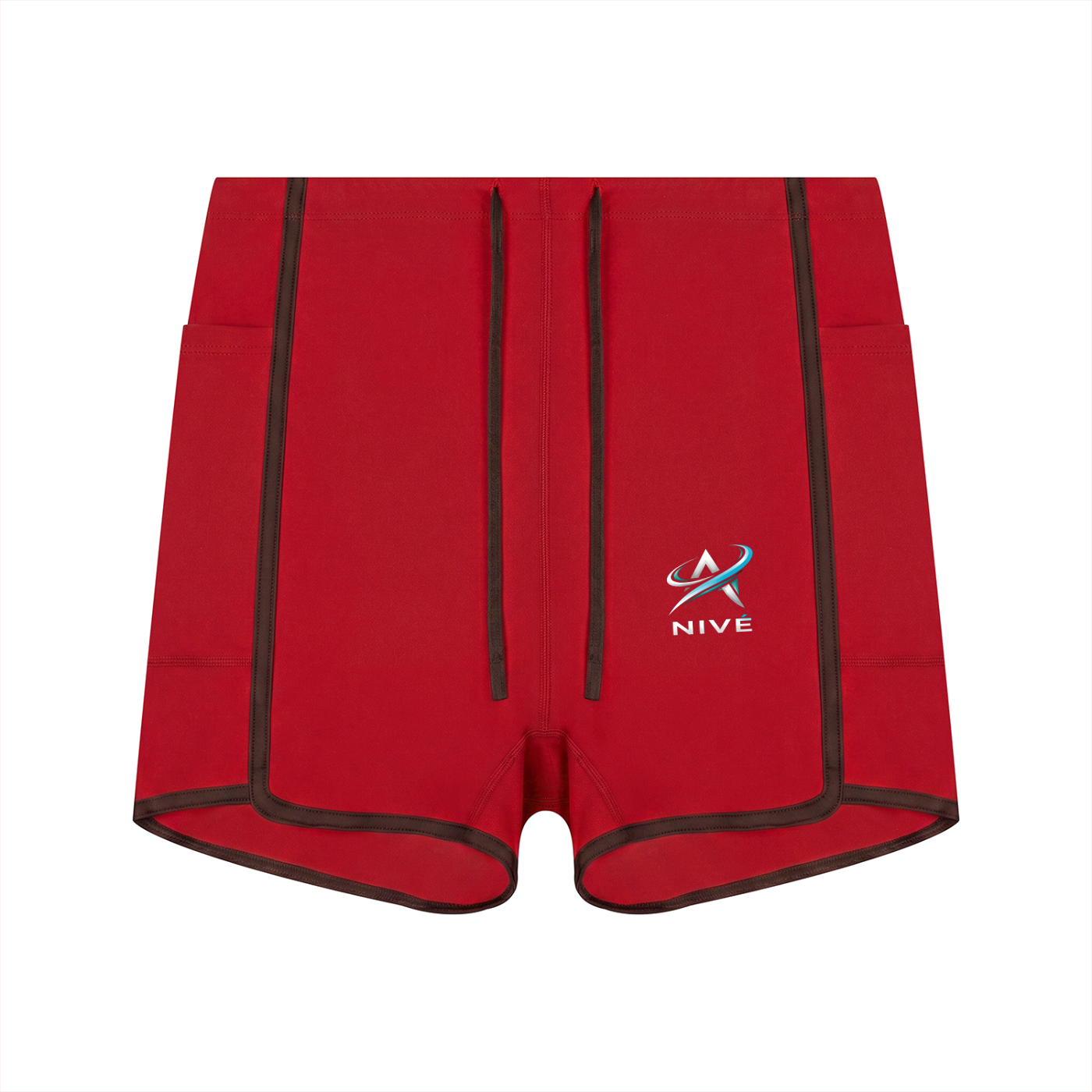 NIVÉ ATHLETICS High Rise Color Block Yoga Shorts SET