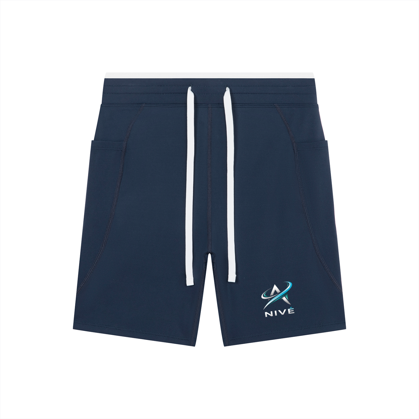 Women's High Rise Color Block Yoga Shorts