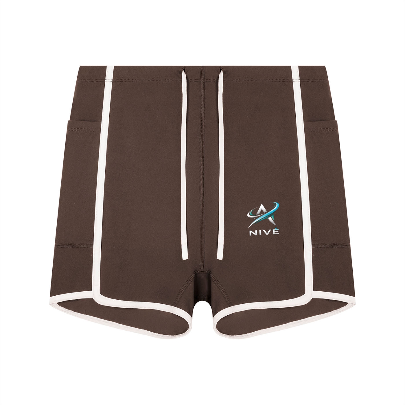 NIVÉ ATHLETICS High Rise Color Block Yoga Shorts SET