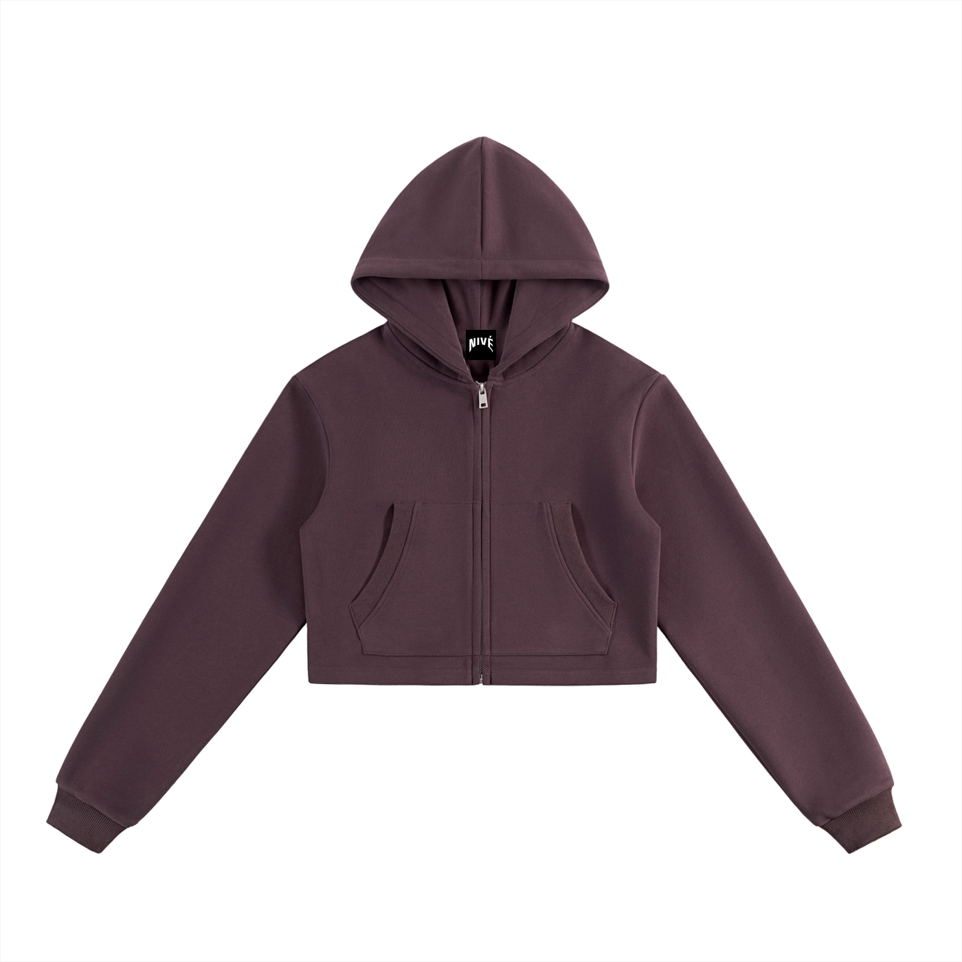 NIVÉ Doll Cropped Zip-Up Hoodie SET