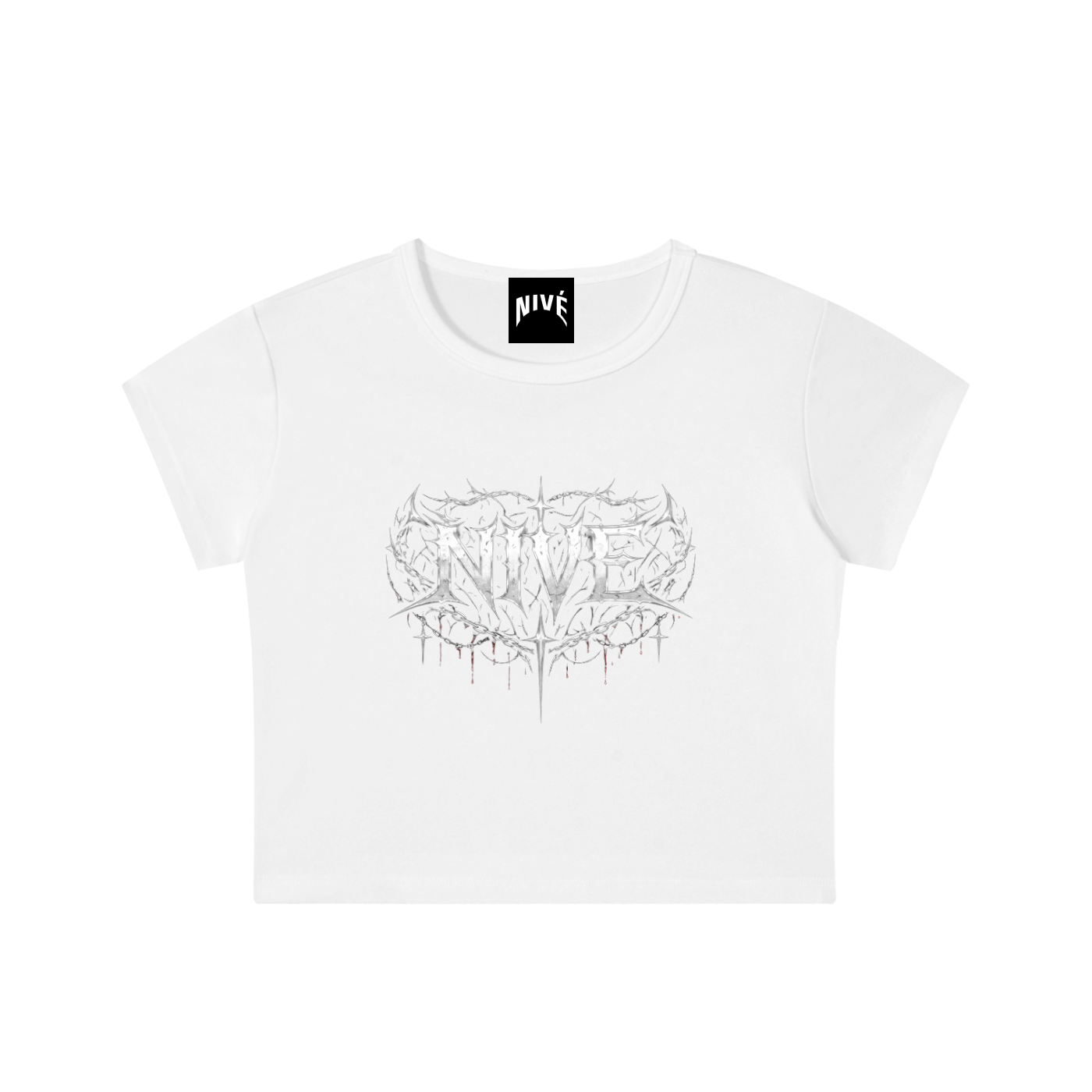 Snow Washed Crop Top