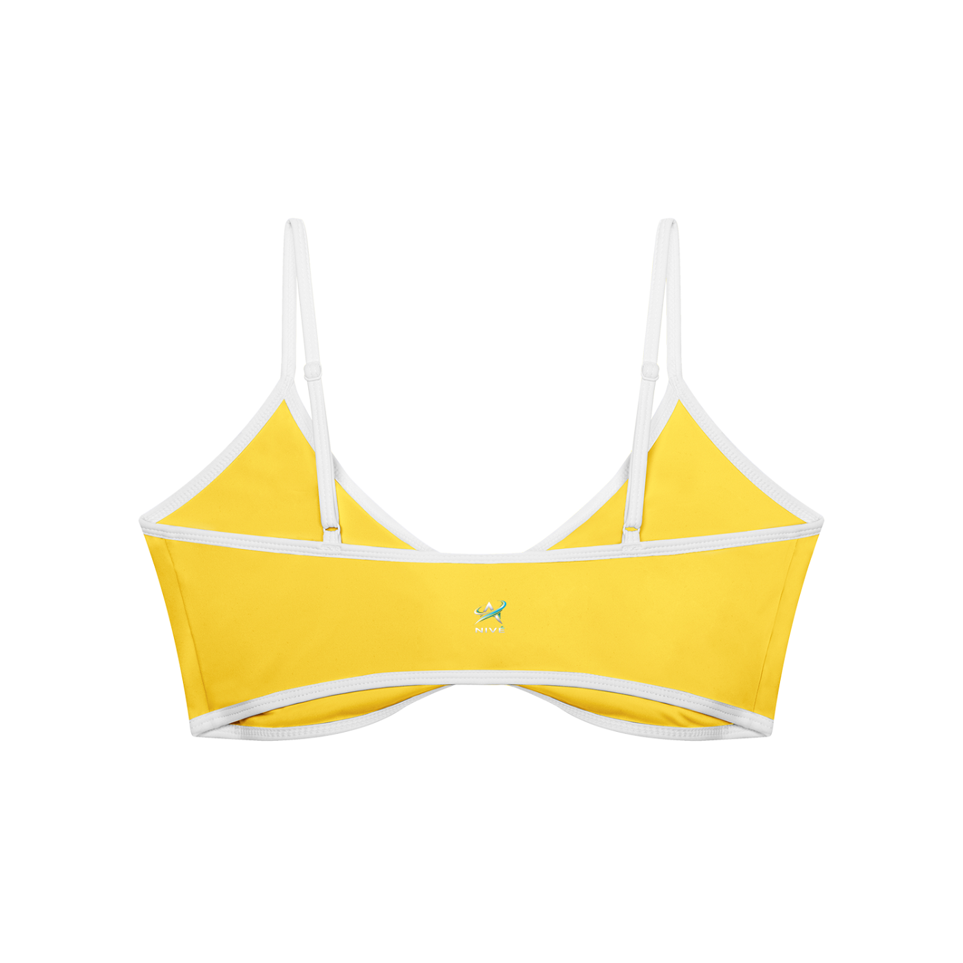 NIVÉ ATHLETICS Ruched V-Neck Sports Bra