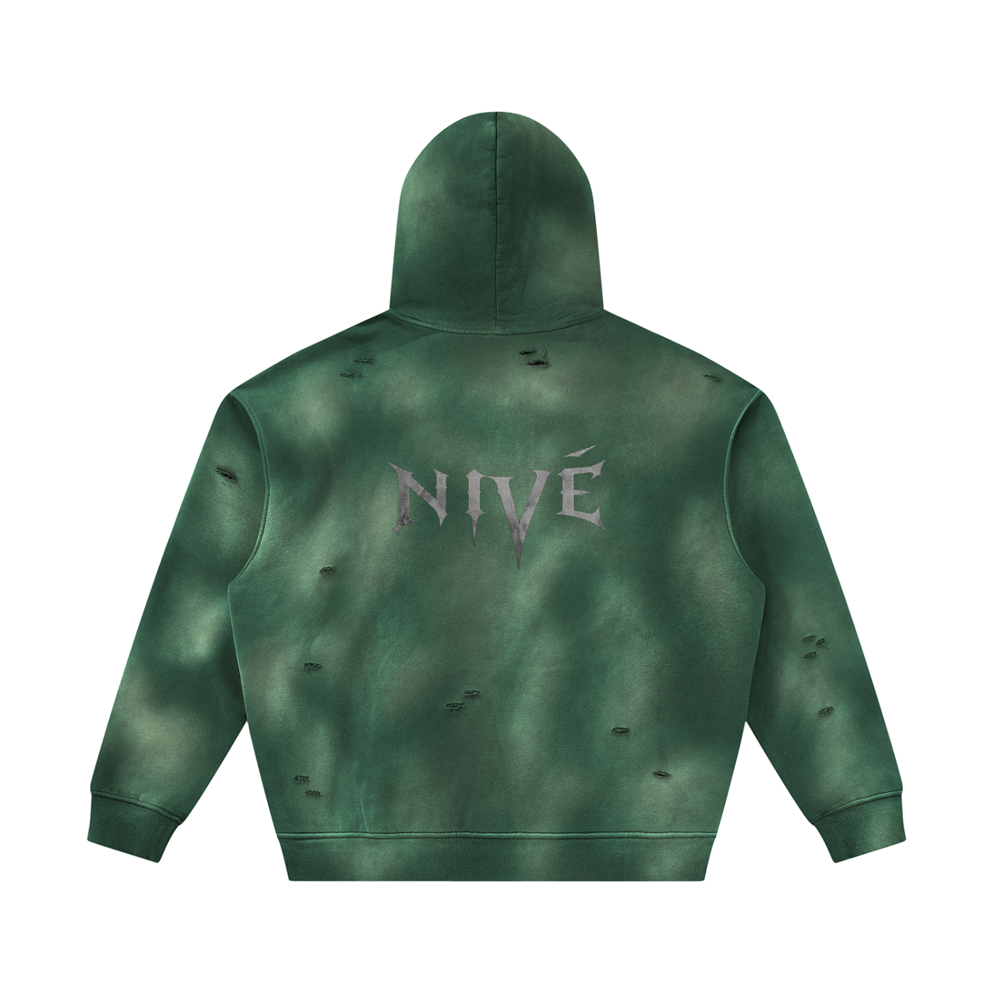 Sunfade Frayed Fleece Hoodie SET