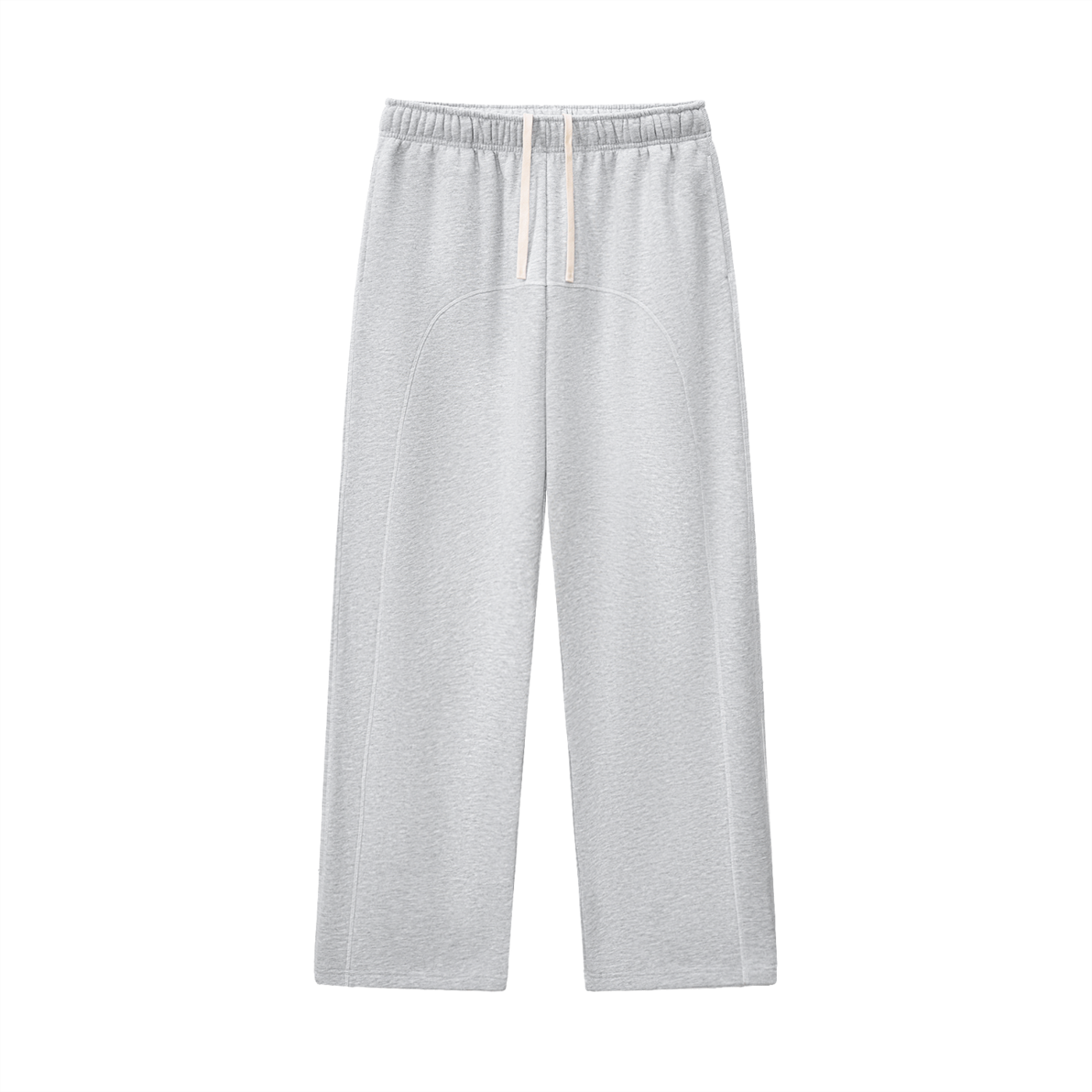 Contrast-Stitched Fleece Sweatpants SET