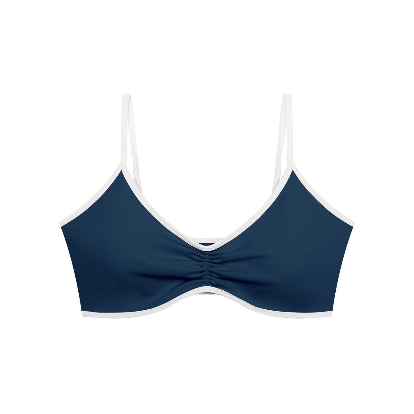NIVÉ ATHLETICS Ruched V-Neck Sports Bra