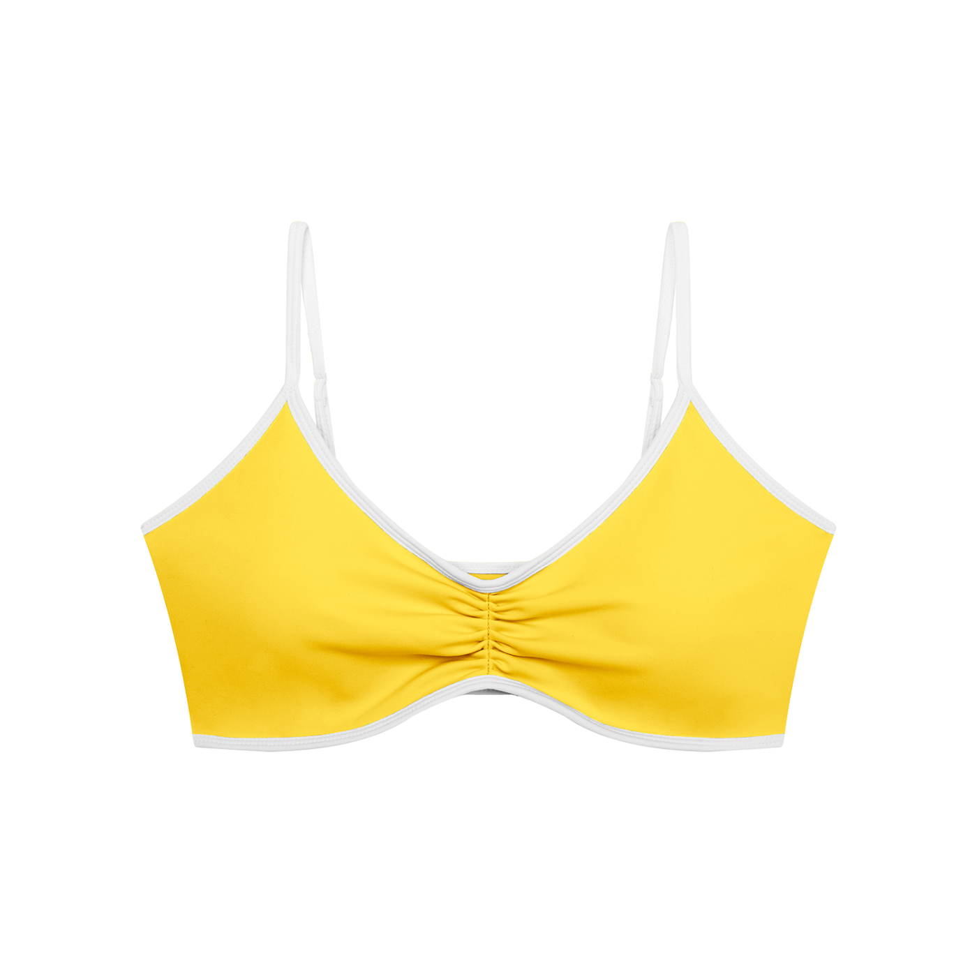 NIVÉ ATHLETICS Ruched V-Neck Sports Bra