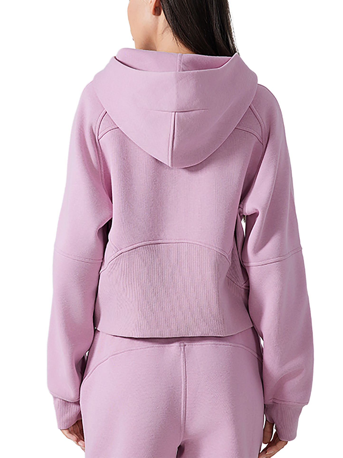 NIVÉ ATHLETICS Cropped Half-Zip Hoodie