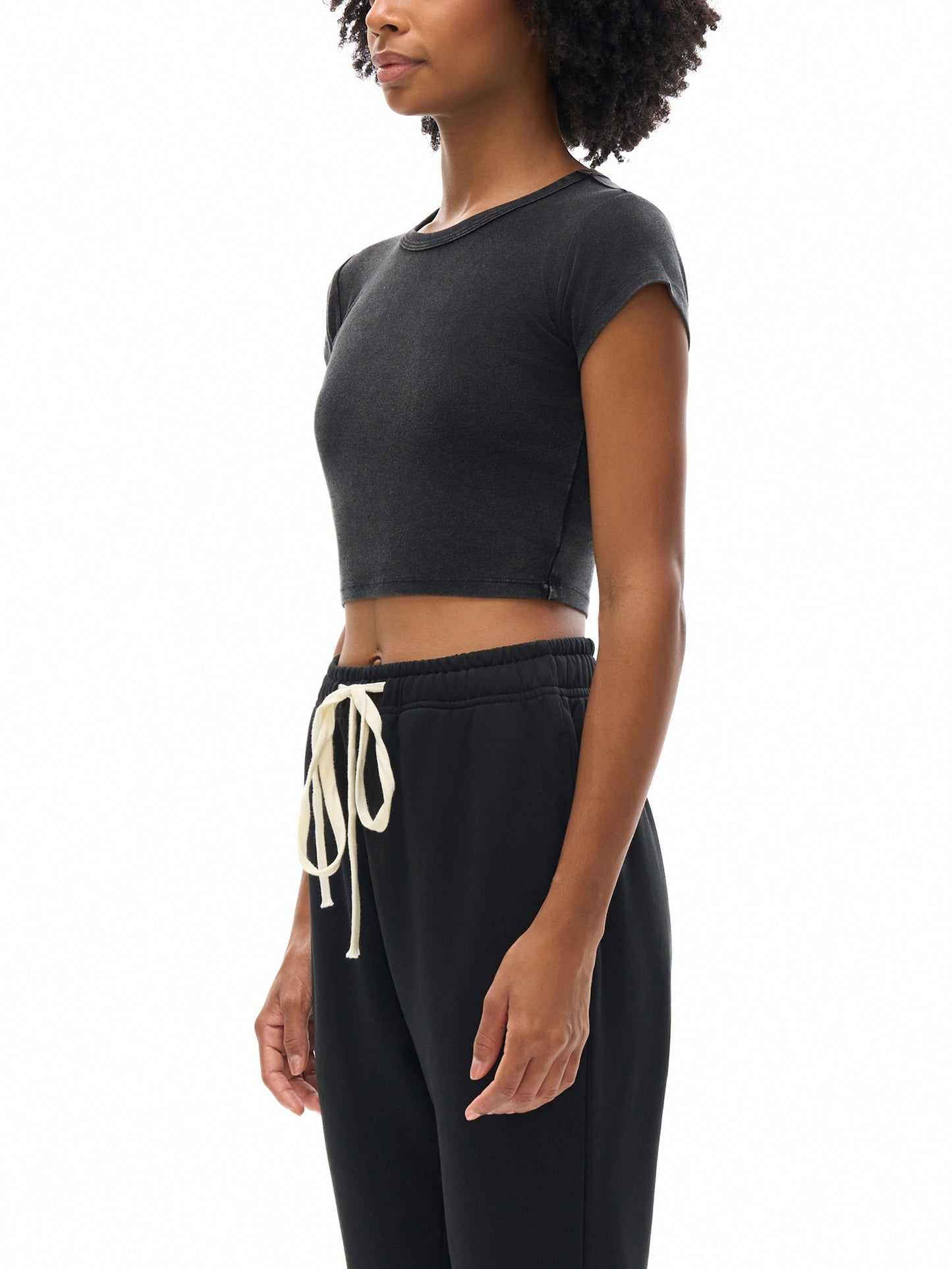 Skeleton Hands Crop Top