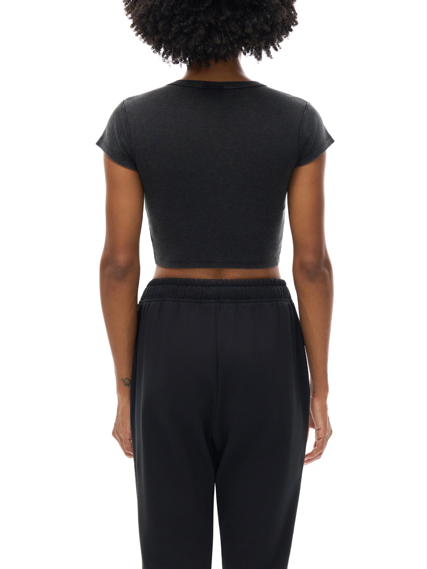 Skeleton Hands Crop Top