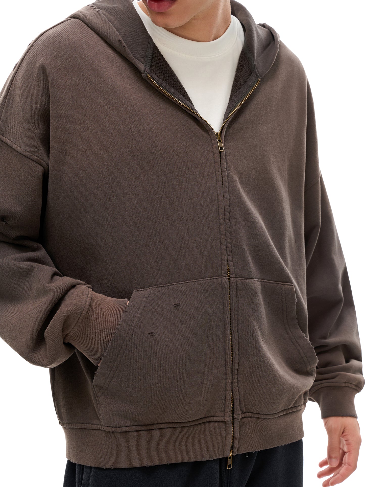 NIVÉ METAL ZIP HOODIE