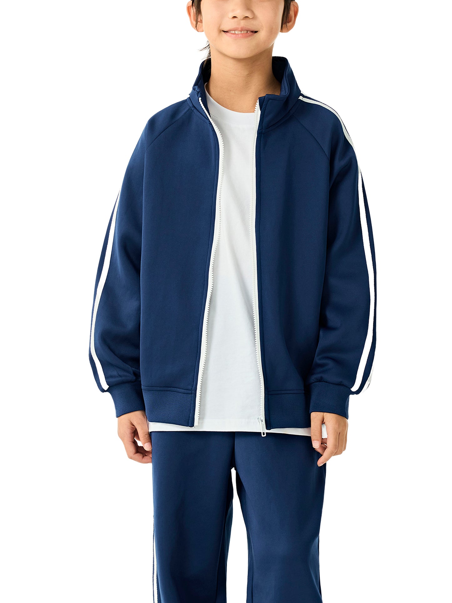 NIVÉ KIDS’ Contrast Tape Coach Jacket SET