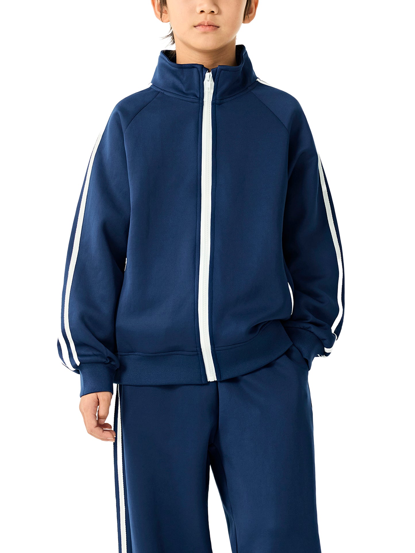 NIVÉ KIDS’ Contrast Tape Coach Jacket SET